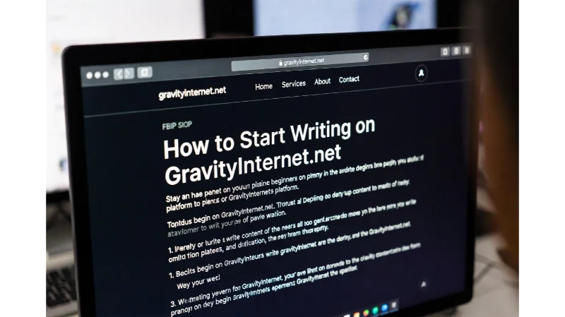 How to Start Writing on GravityInternet.net